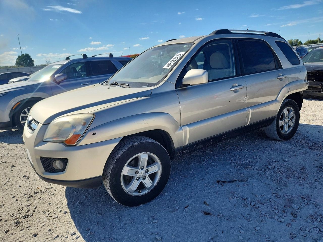 Вид 2009 KIA SPORTAGE LX, угол 1