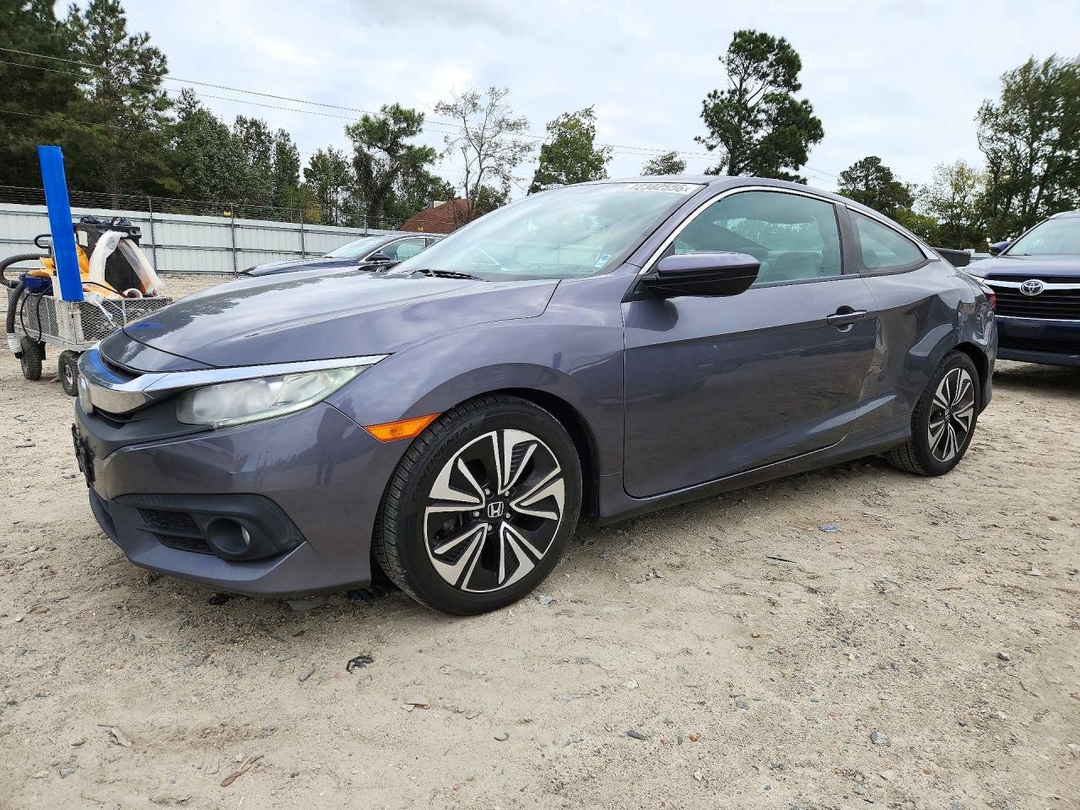 Вид 2017 HONDA CIVIC EX, угол 1