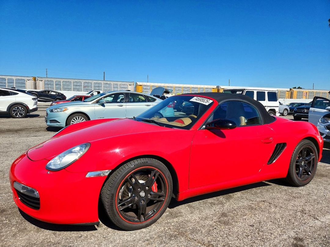 Вид 2007 PORSCHE BOXSTER S, угол 1