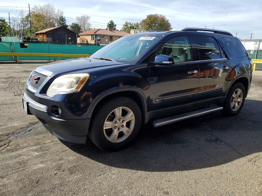 Vue de 2009 GMC ACADIA SLT-2, angle 1