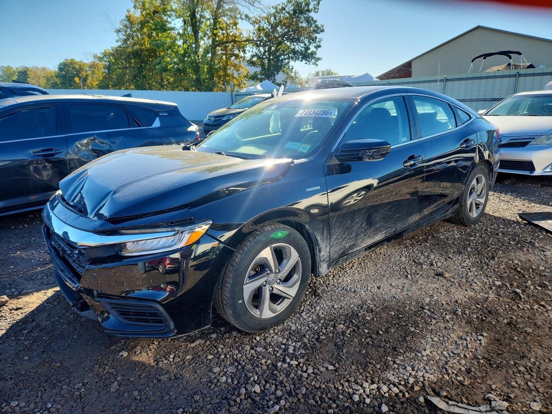 Vue de 2019 HONDA INSIGHT EX, angle 1