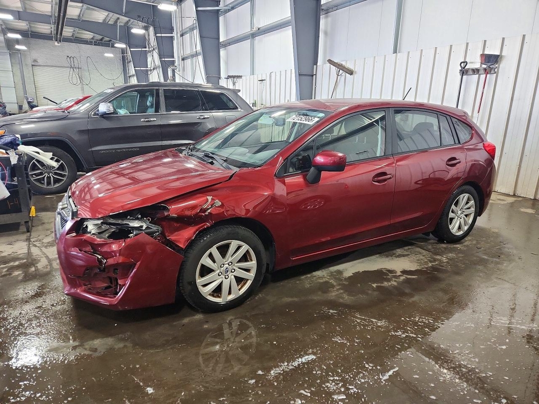 Vue de 2015 SUBARU IMPREZA PREMIUM, angle 1