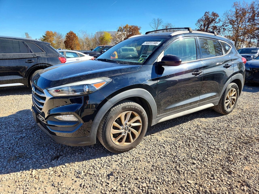 Vista de 2018 HYUNDAI TUCSON SEL, ángulo 1