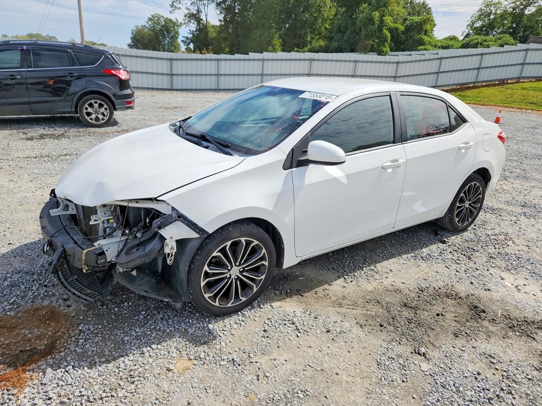 Вид 2016 TOYOTA COROLLA L, угол 1