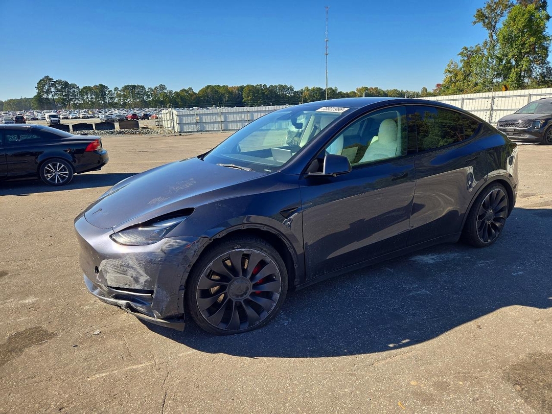 Vedere 2022 TESLA MODEL Y, unghi 1
