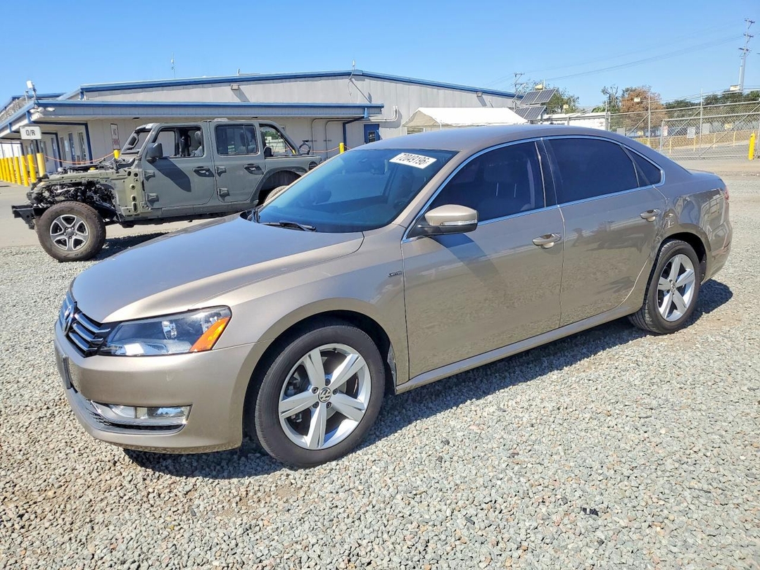 Vue de 2015 VOLKSWAGEN PASSAT S, angle 1