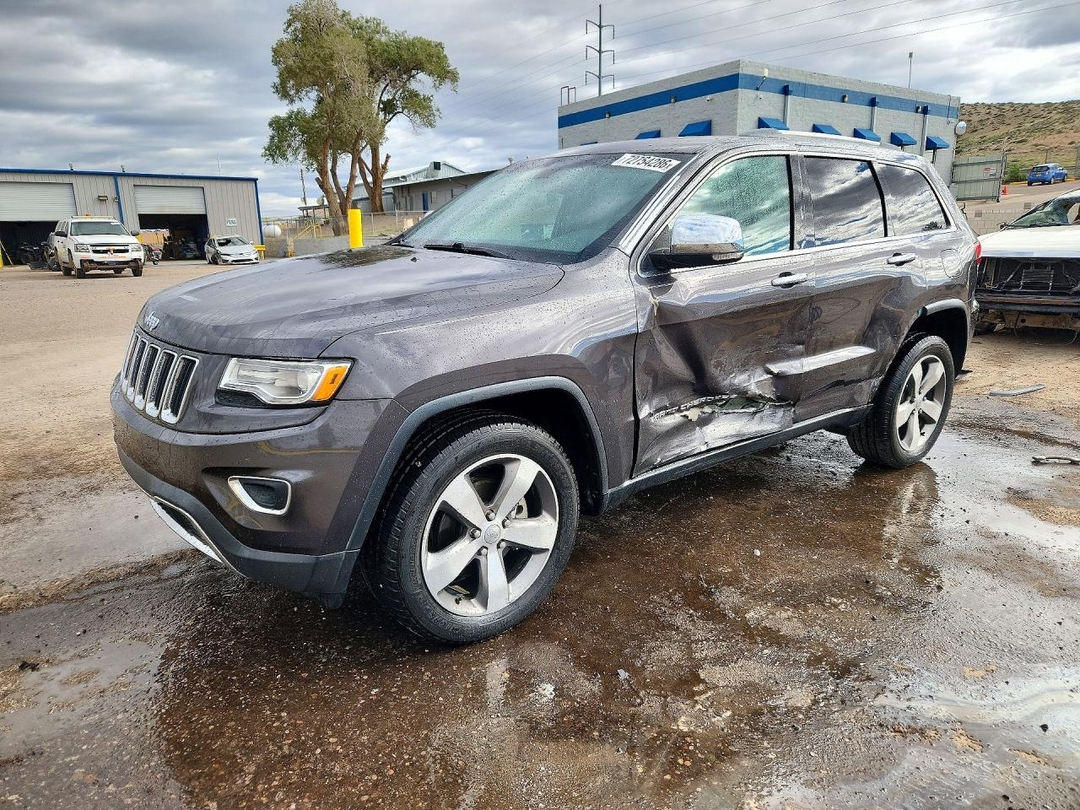 Vue de 2015 JEEP GRAND CHEROKEE LIMITED, angle 1
