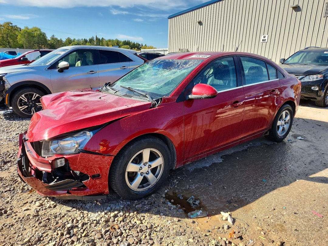Vue de 2014 CHEVROLET CRUZE LT, angle 1