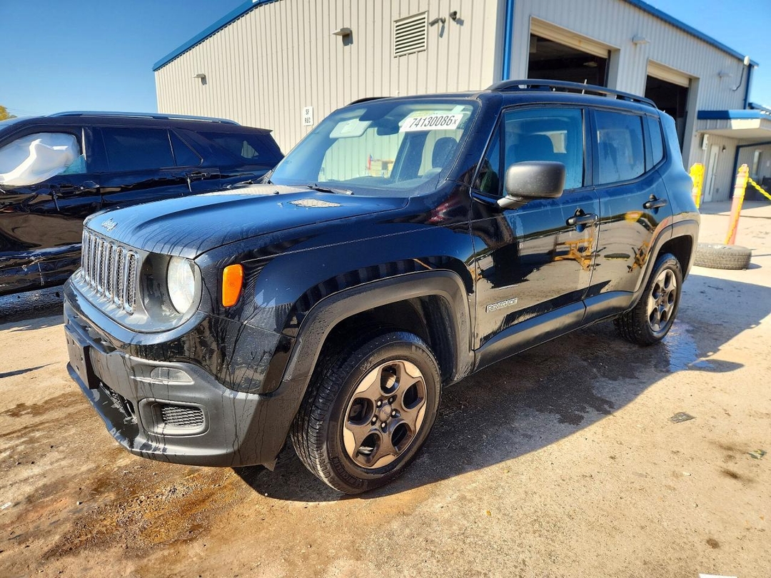 2017 JEEP RENEGADE SPORT view, angle 1