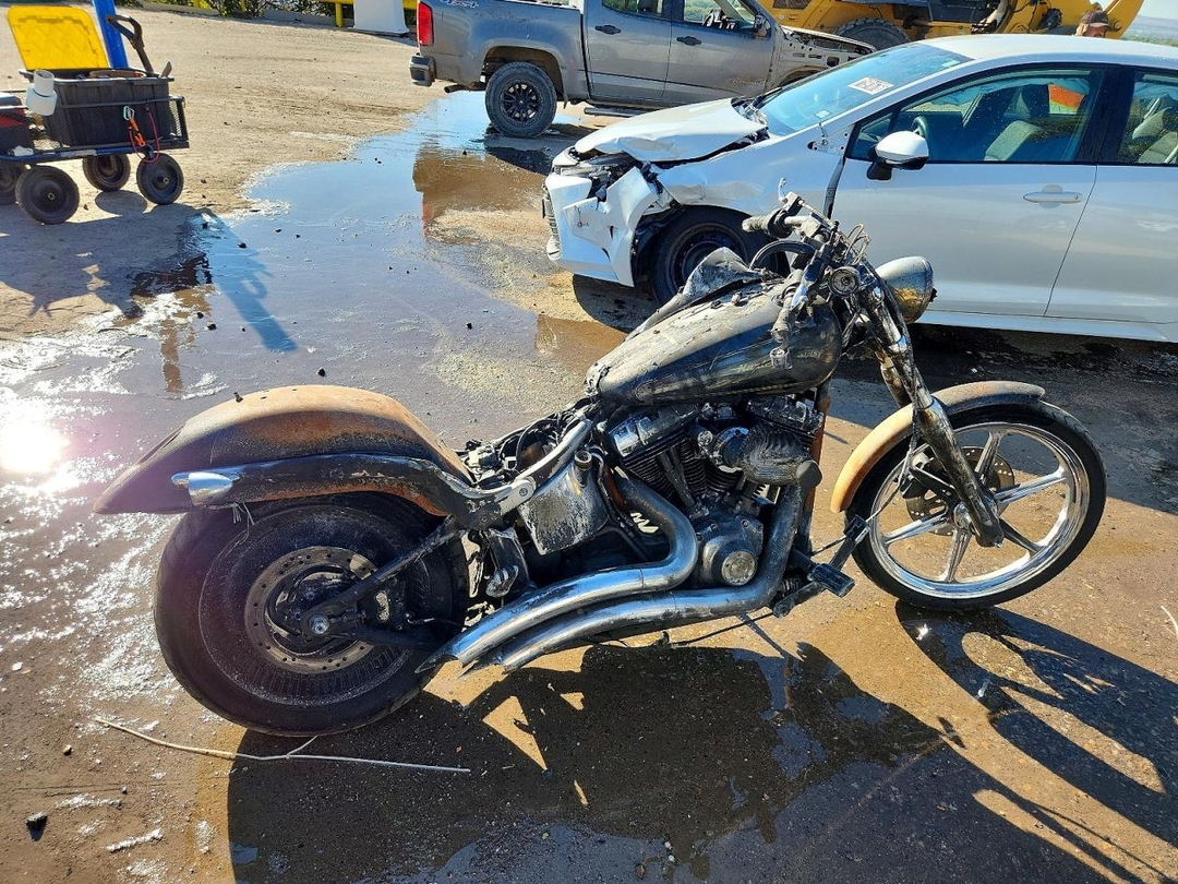Вид 2005 HARLEY-DAVIDSON FXSTDI, угол 1
