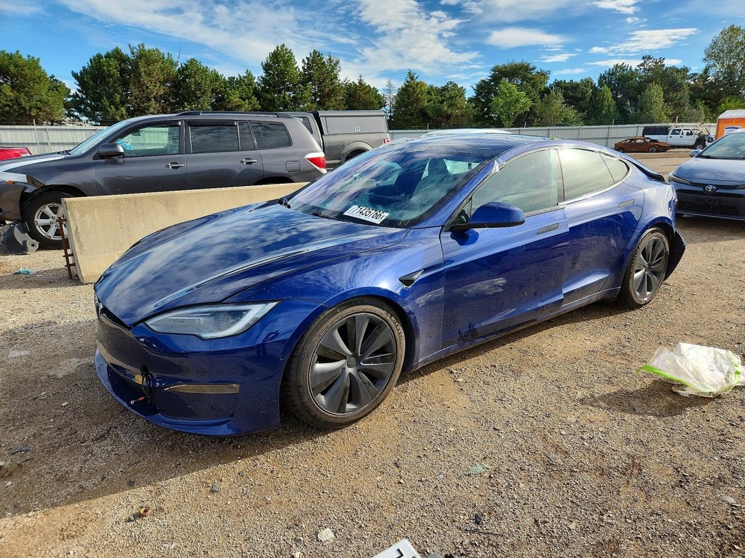 منظر 2022 TESLA MODEL S، زاوية 1