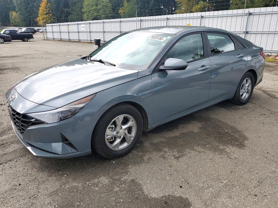 Vista de 2021 HYUNDAI ELANTRA SE, ángulo 1