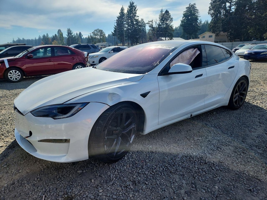 منظر 2022 TESLA MODEL S، زاوية 1