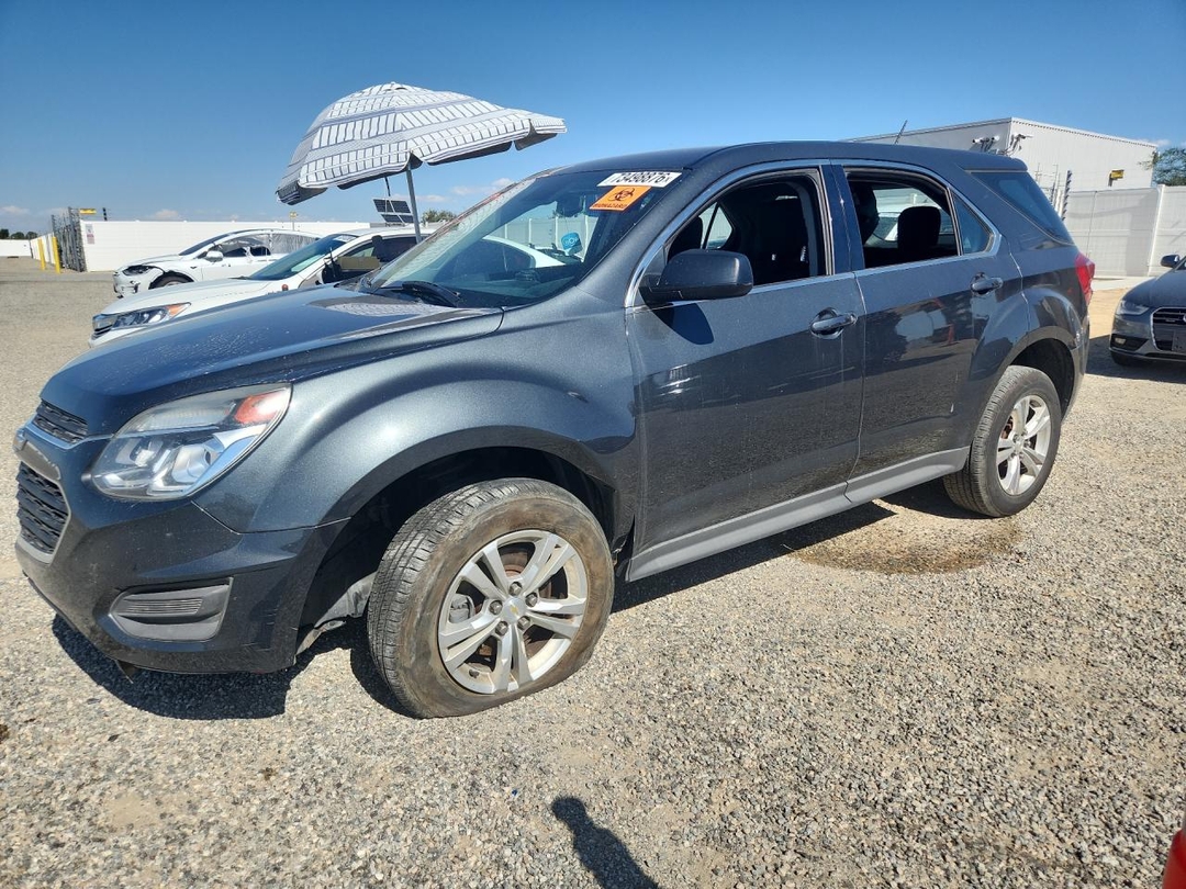 Vedere 2017 CHEVROLET EQUINOX LS, unghi 1
