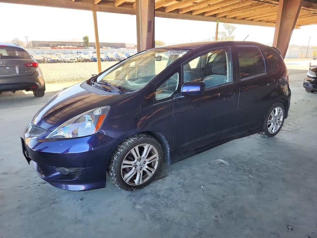 Вид 2009 HONDA FIT SPORT, угол 1