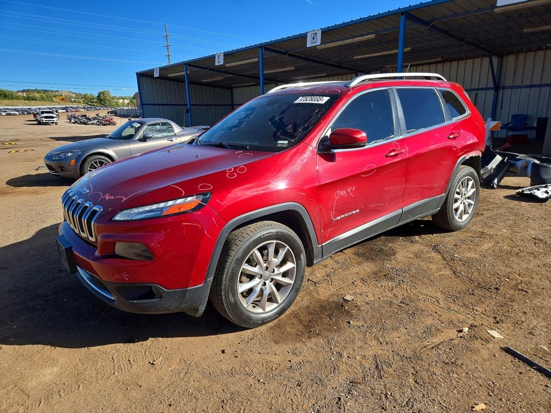 Вид 2014 JEEP CHEROKEE LIMITED, угол 1