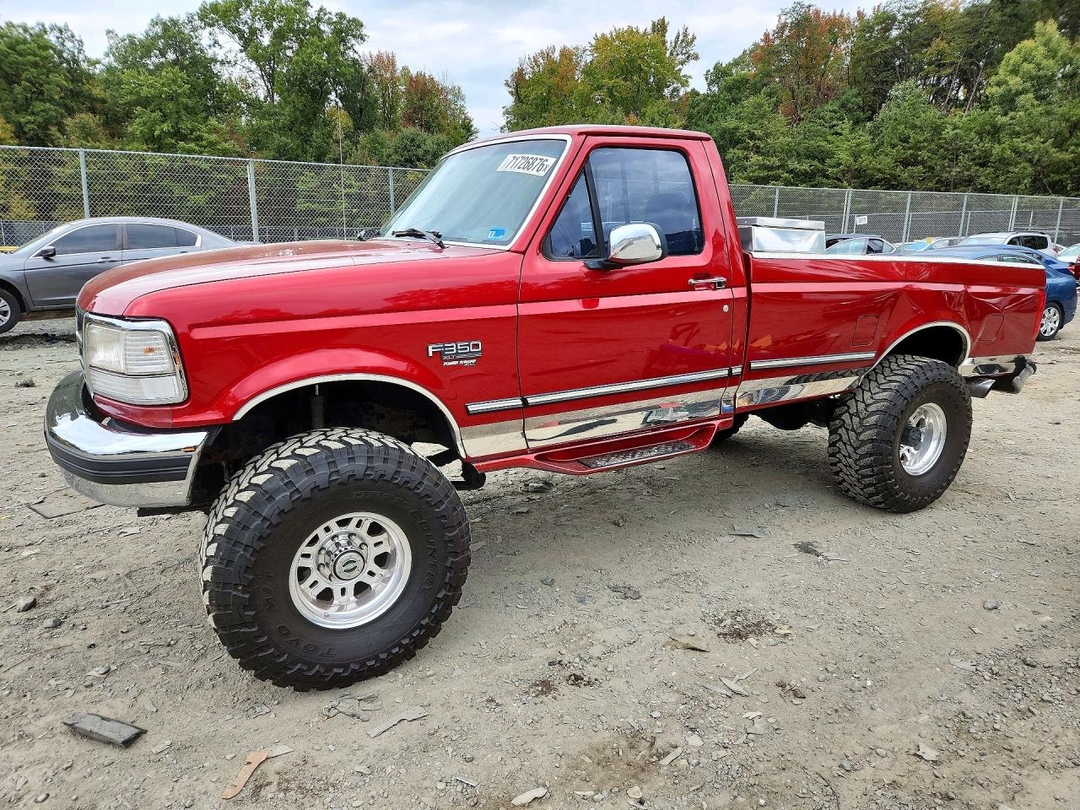 Вид 1997 FORD F350, угол 1