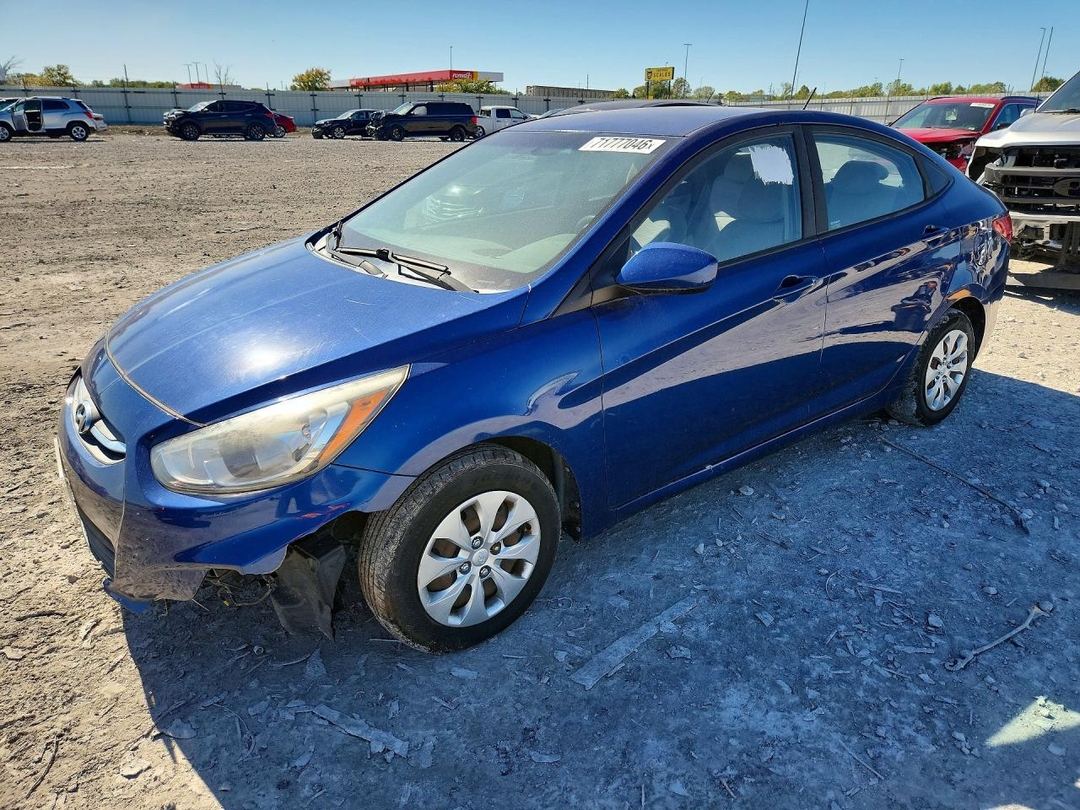 Vista de 2016 HYUNDAI ACCENT SE, ángulo 1