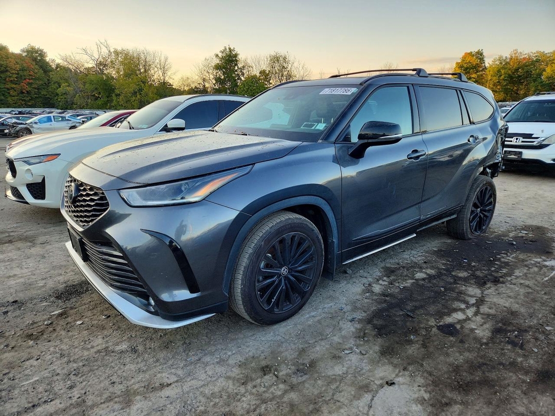 Vue de 2023 TOYOTA HIGHLANDER XSE, angle 1