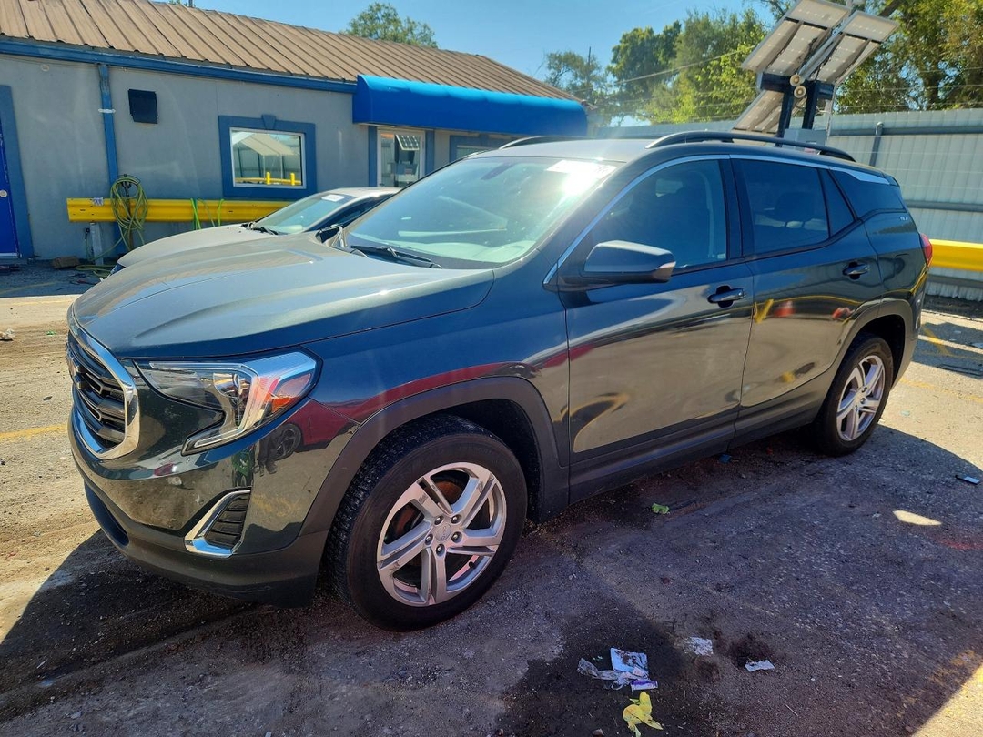 منظر 2018 GMC TERRAIN SLE، زاوية 1