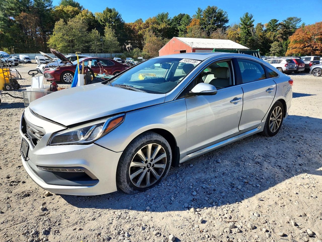 Вид 2017 HYUNDAI SONATA LIMITED, угол 1