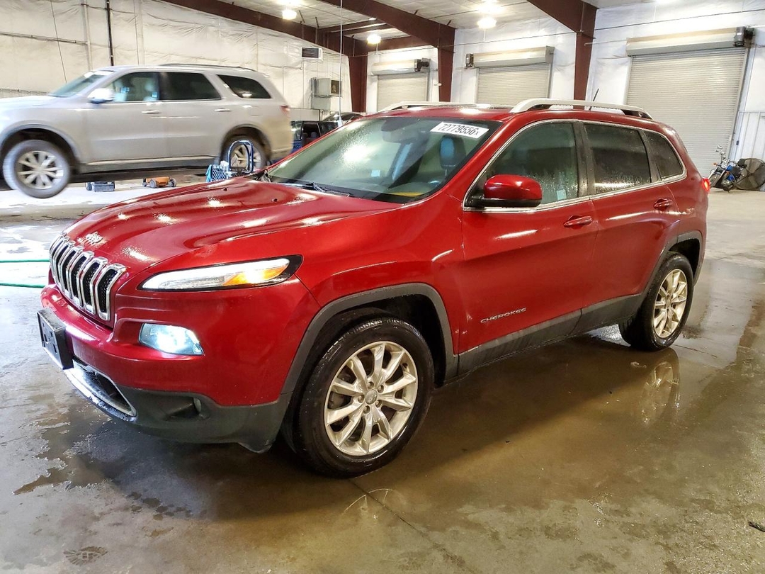 Vue de 2014 JEEP CHEROKEE LIMITED, angle 1