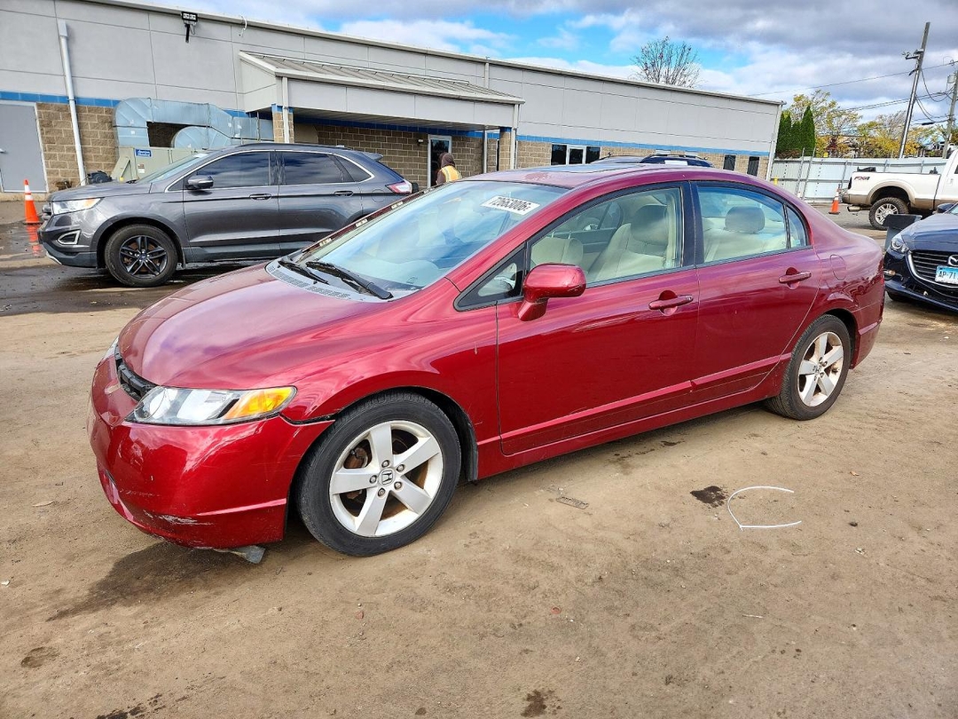 Вид 2008 HONDA CIVIC EX, угол 1