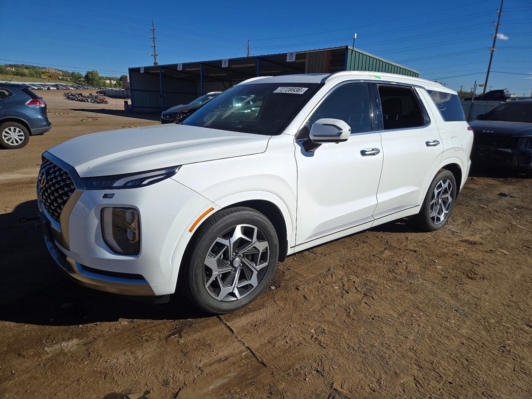 Вид 2022 HYUNDAI PALISADE CALLIGRAPHY, угол 1