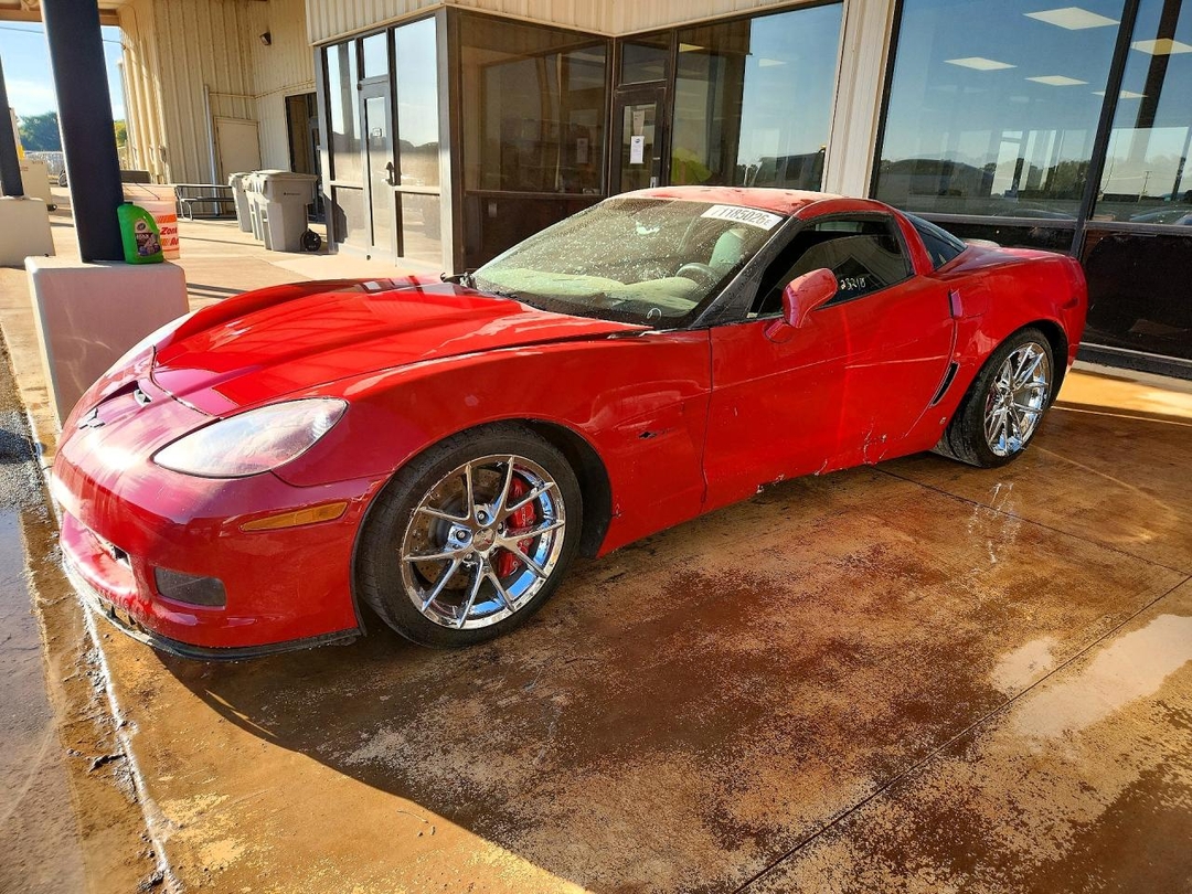 Вид 2009 CHEVROLET CORVETTE Z06, угол 1