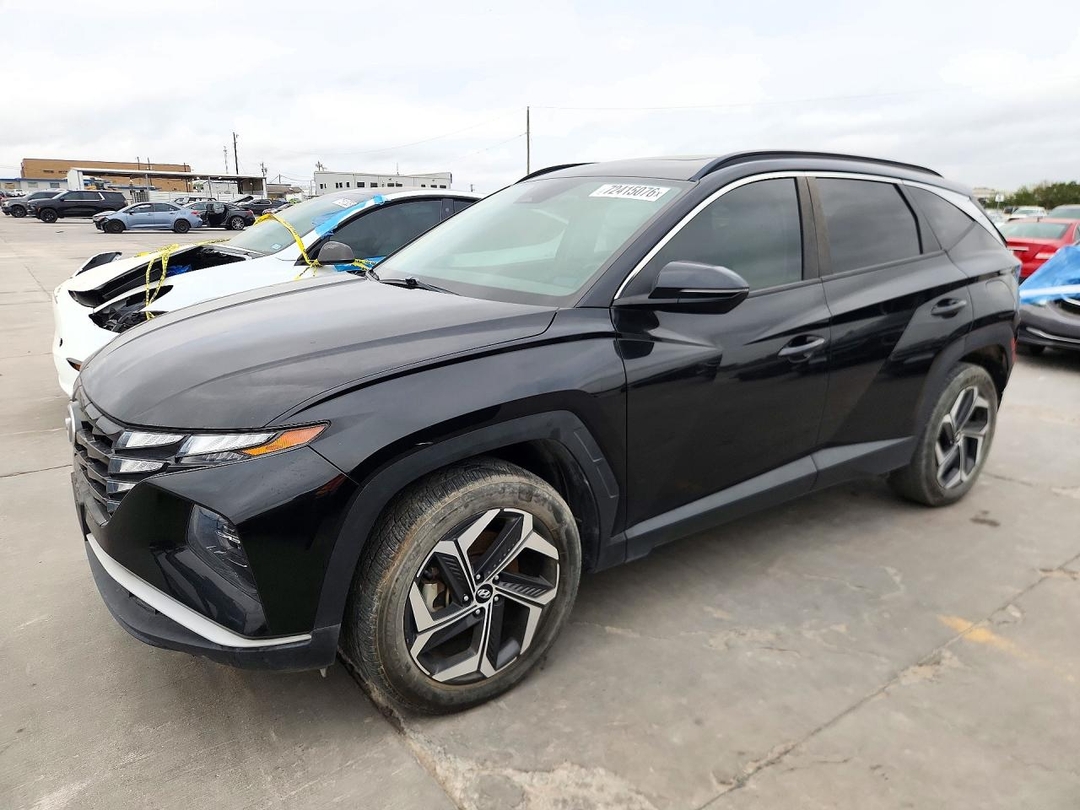 Вид 2023 HYUNDAI TUCSON SEL, угол 1