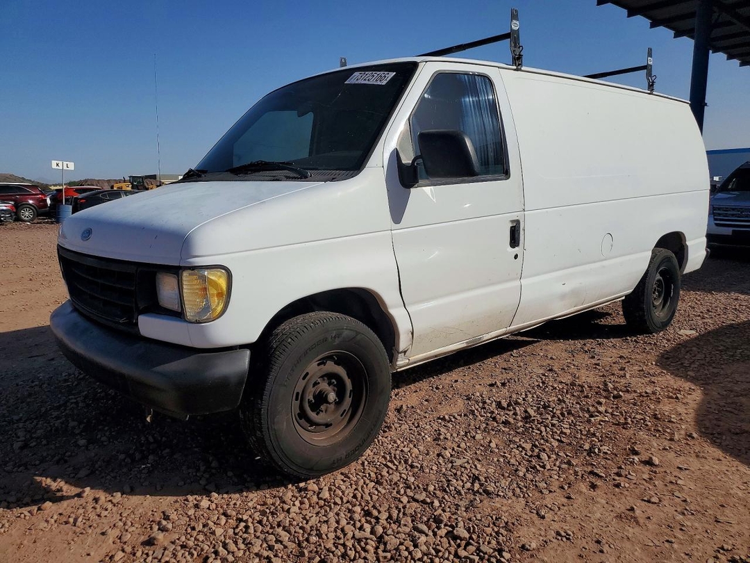 Vue de 1995 FORD E150 DELIVERY VAN, angle 1