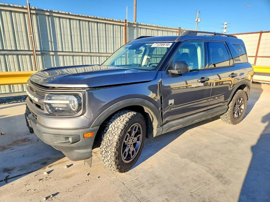 Вид 2021 FORD BRONCO SPORT BIG BEND, угол 1