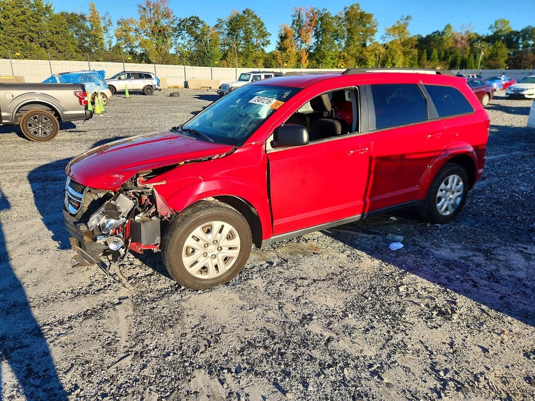 Вид 2020 DODGE JOURNEY SE, угол 1