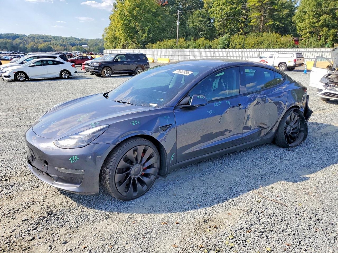 Vedere 2023 TESLA MODEL 3, unghi 1