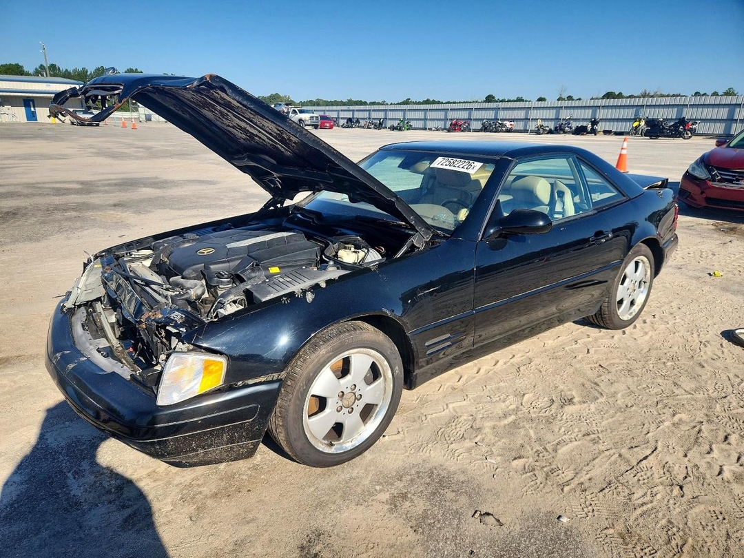 Vedere 1999 MERCEDES-BENZ SL 500, unghi 1