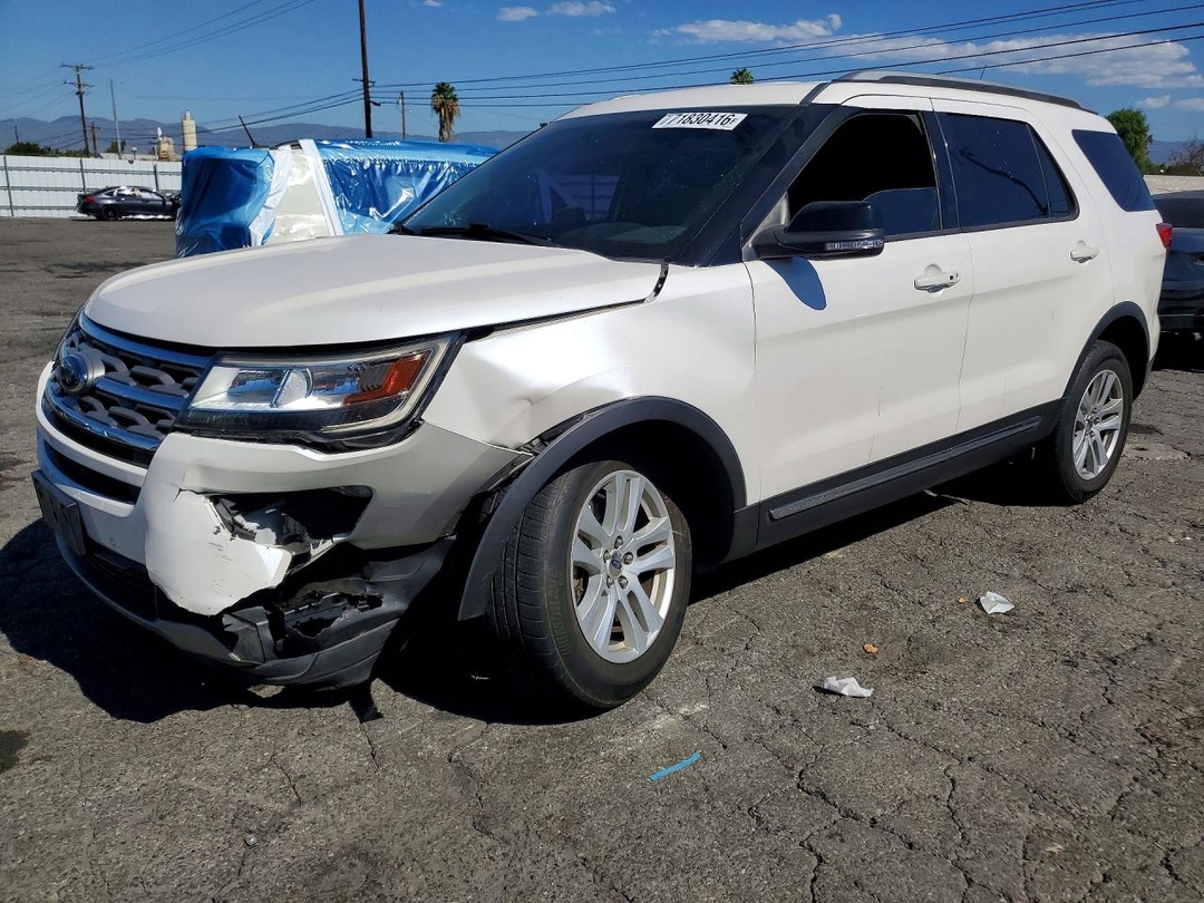 Vue de 2018 FORD EXPLORER XLT, angle 1
