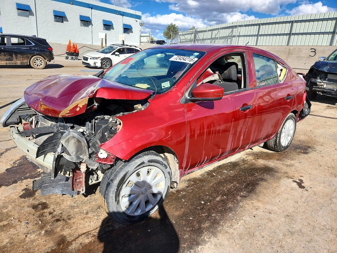 Vedere 2019 NISSAN VERSA S PLUS, unghi 1