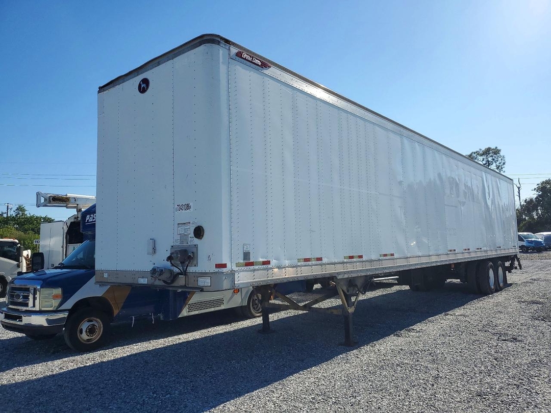 Vista de 2017 GREAT DANE CLA-1214-02053 DRY VAN TRAILER, ángulo 1