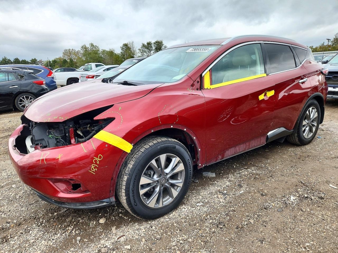 Vista de 2018 NISSAN MURANO SL, ángulo 1