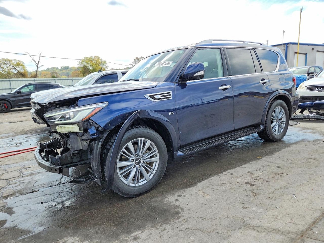 Vedere 2019 INFINITI QX80 LUXE, unghi 1