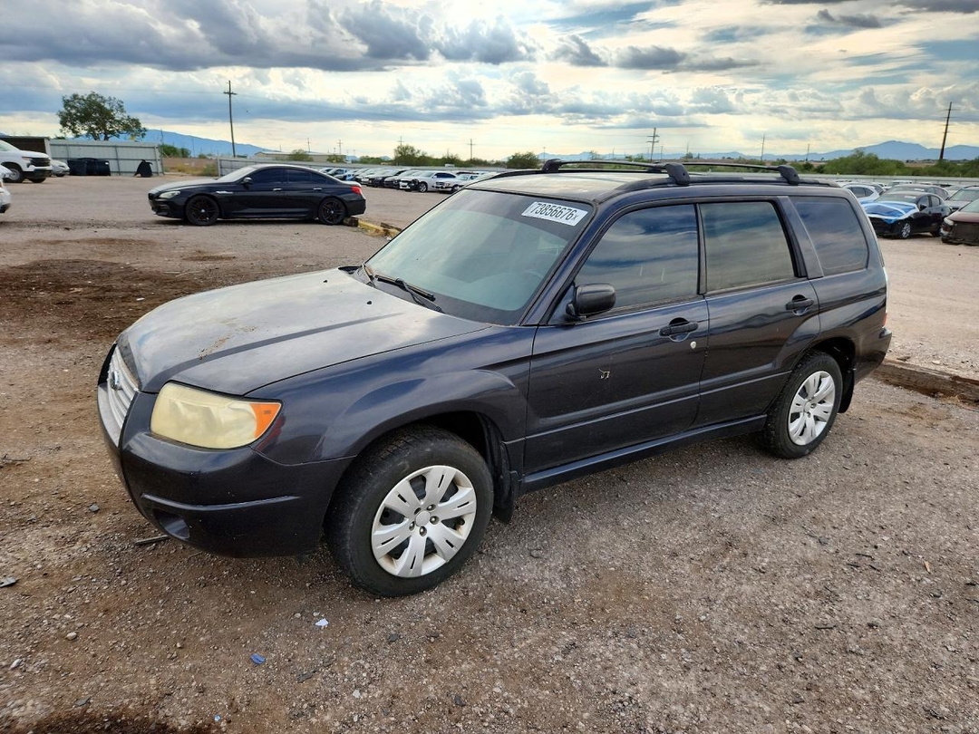 Вид 2008 SUBARU FORESTER 2.5X, угол 1