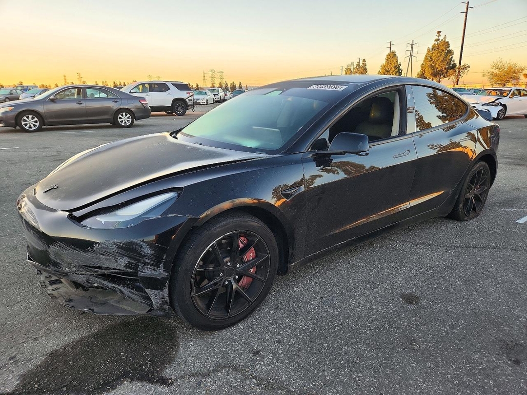 2021 TESLA MODEL 3 view, angle 1