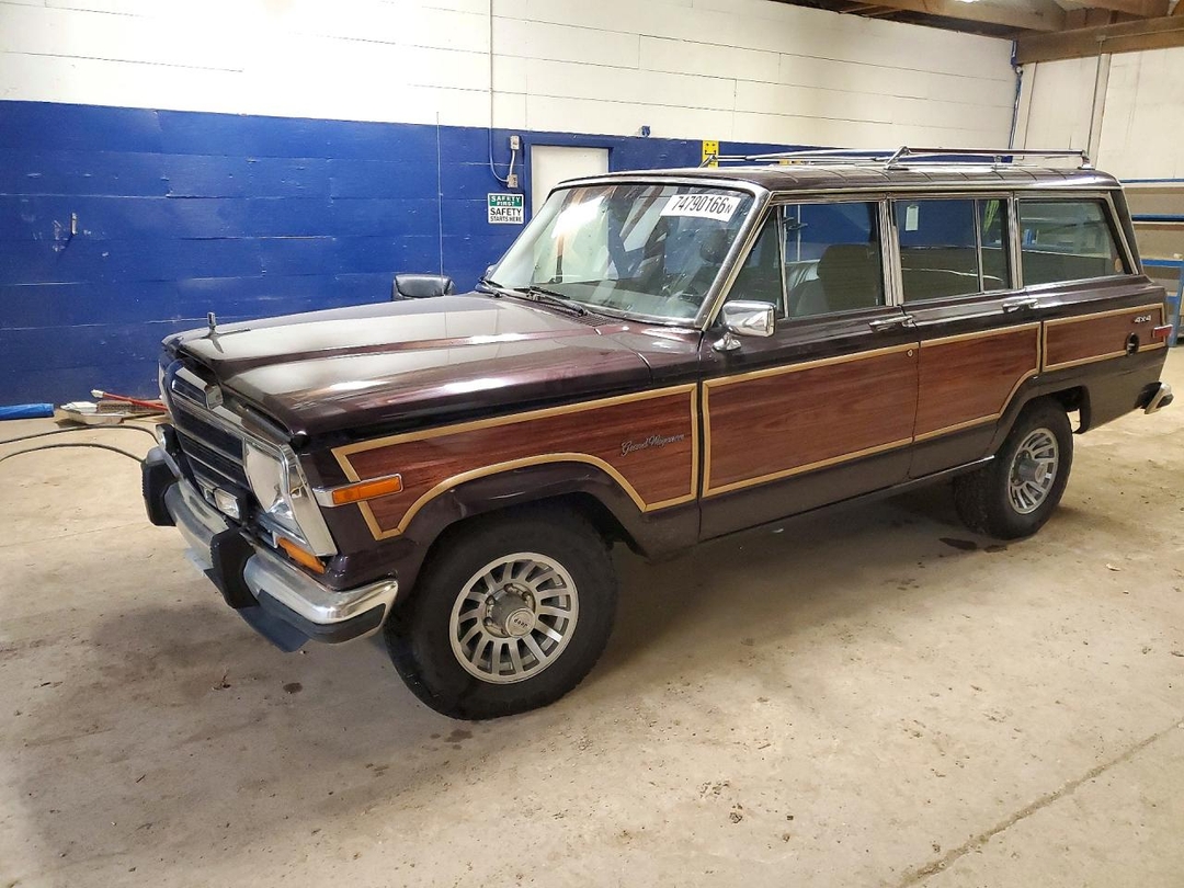 Вид 1991 JEEP GRAND WAGONEER, угол 1
