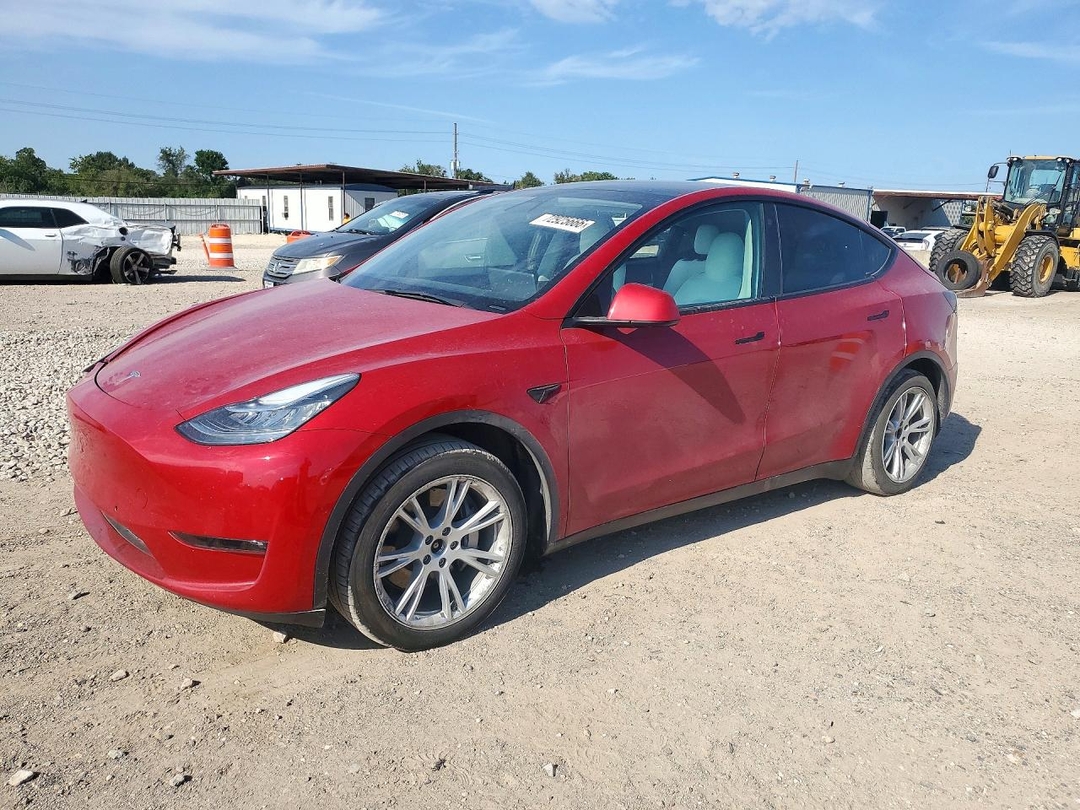 Vue de 2021 TESLA MODEL Y, angle 1