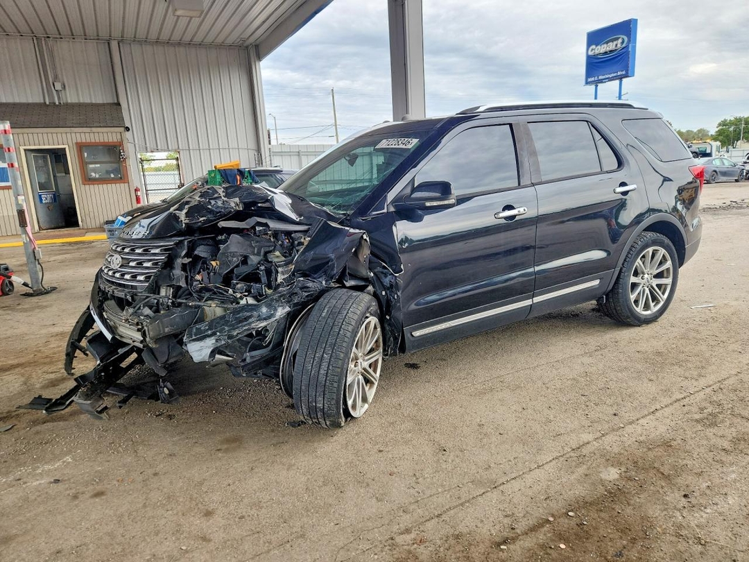 Vue de 2017 FORD EXPLORER LIMITED, angle 1