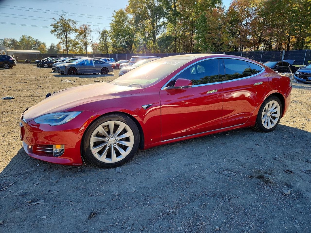 2016 TESLA MODEL S view, angle 1