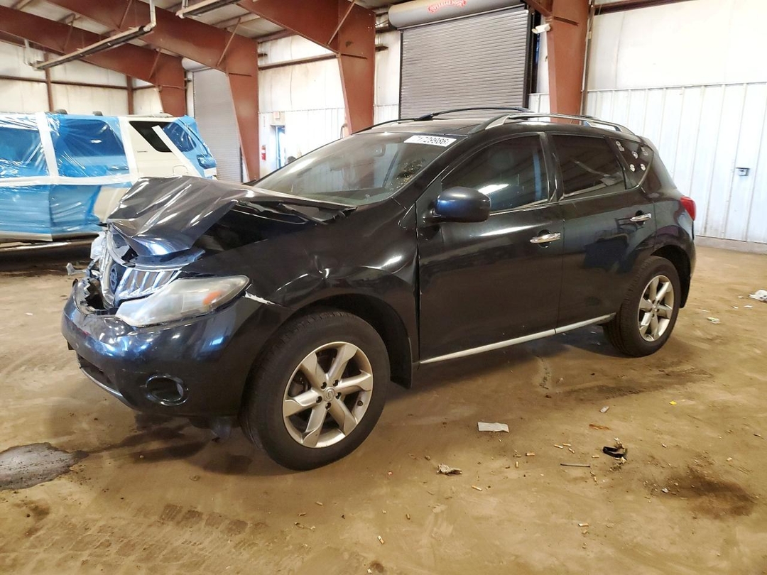 Вид 2009 NISSAN MURANO S, угол 1