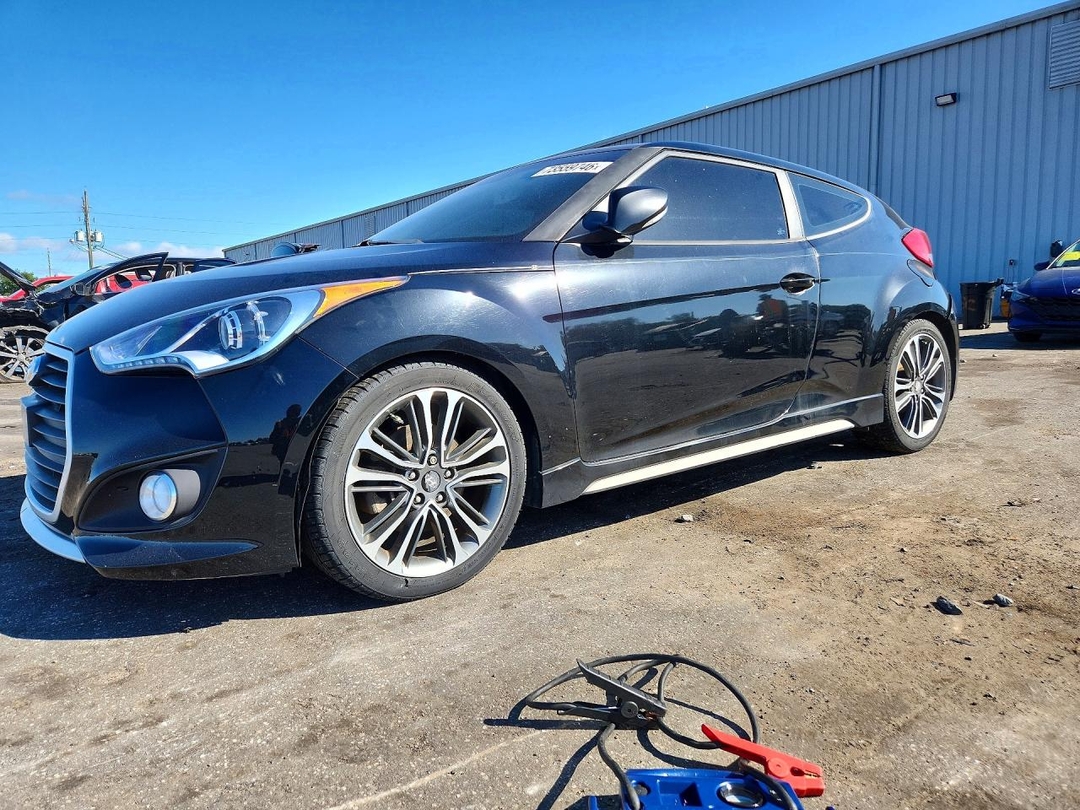 منظر 2016 HYUNDAI VELOSTER TURBO، زاوية 1