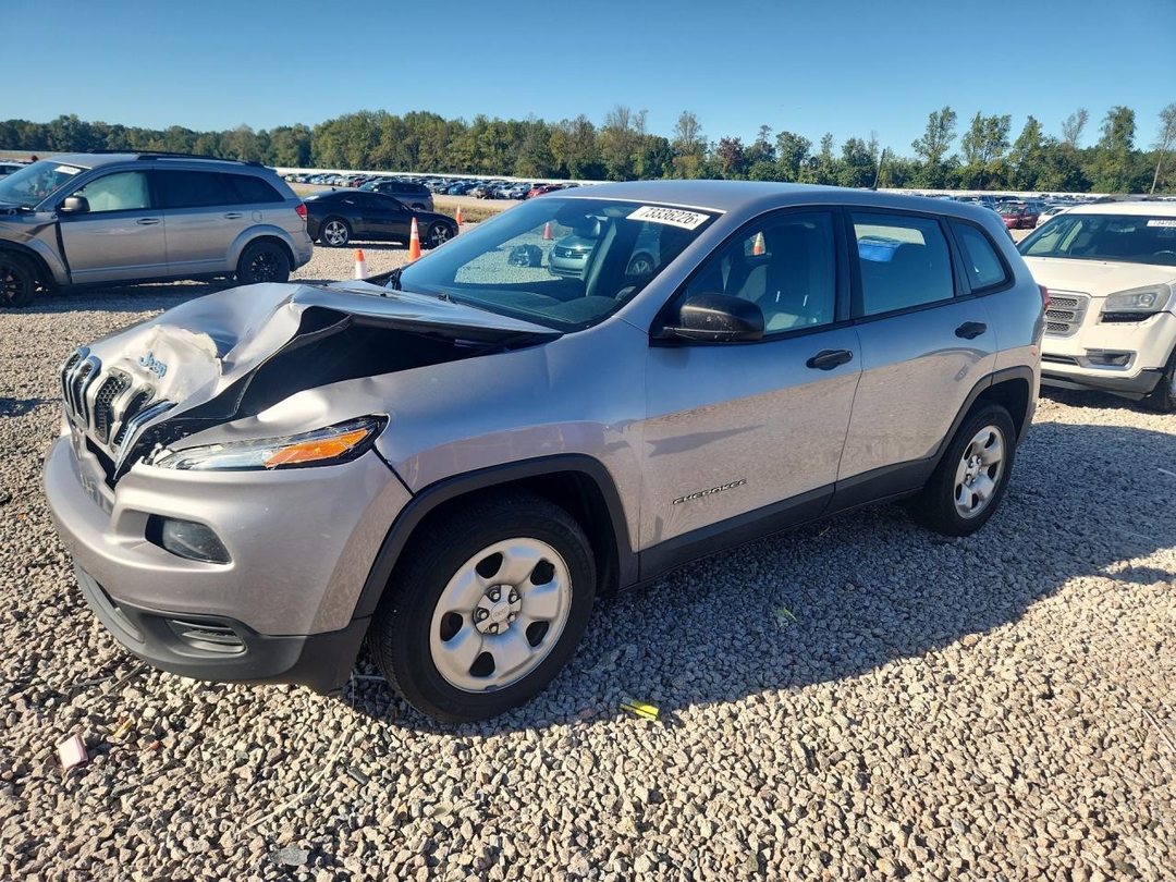 Vue de 2017 JEEP CHEEROKE, angle 1
