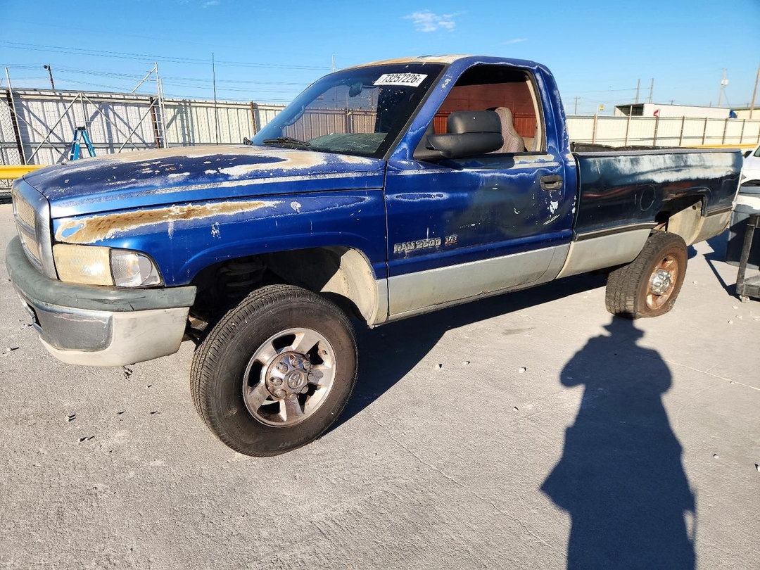 Вид 1996 DODGE RAM 2500 1500, угол 1